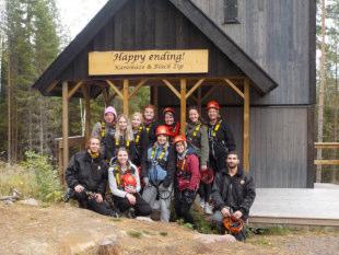 ZIPLINE RÖD KAMIKAZE FÖR BARN- OCH