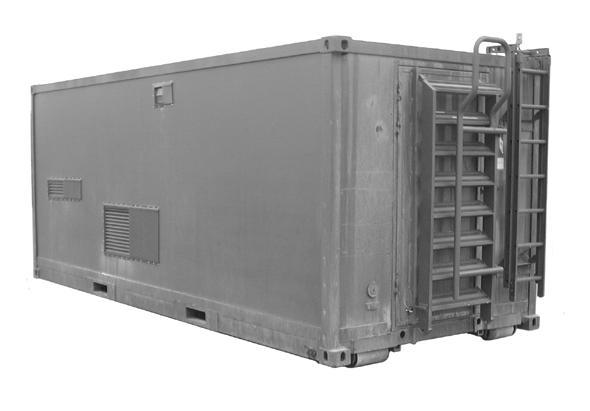 tejp. Stang luftventil och ventilationslucka for containerns luftintag (9), samt tata Lossa skruvlocket for "Anslutning torrluft" (10), och anslut containerutrymmet samt elverksfacket till