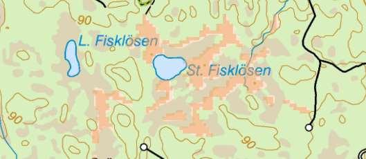 Fisklösemossen (Finspångs kommun, Östergötlands län) Figur 63 visar Fisklösemossen, ett område som är planerat att bli naturreservat.