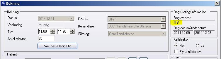 Ex: Preblock skapade enligt Steg 3.2 på 30 min syns som 30mins block i bokningsportalen. Dvs bokar behandare en behandling på 40min eller 50min så försvinner två 30min block ur bokningsportalen.