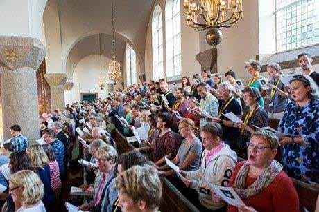 Glimtar från Nordiskt Kyrkomusikersymposium Vart fjärde år arrangeras ett stort möte för kyrkomusiker från de nordiska länderna och det pågår i fyra dagar.