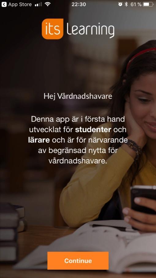 utveckla Appen för vårdnadshavare.