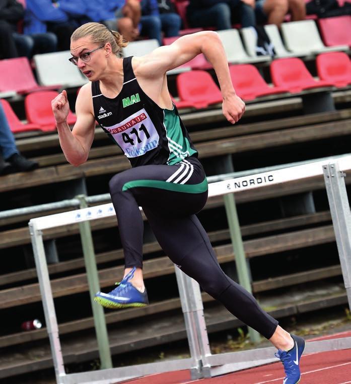 skadefyllt år debut för seniormedalj för Wictor Petersson med sitt brons i kula Ali Laaroubis fight för sin silvermedalj på 1500m Axel Härstedts bronsmedalj i diskus efter tidernas SM final Jonas