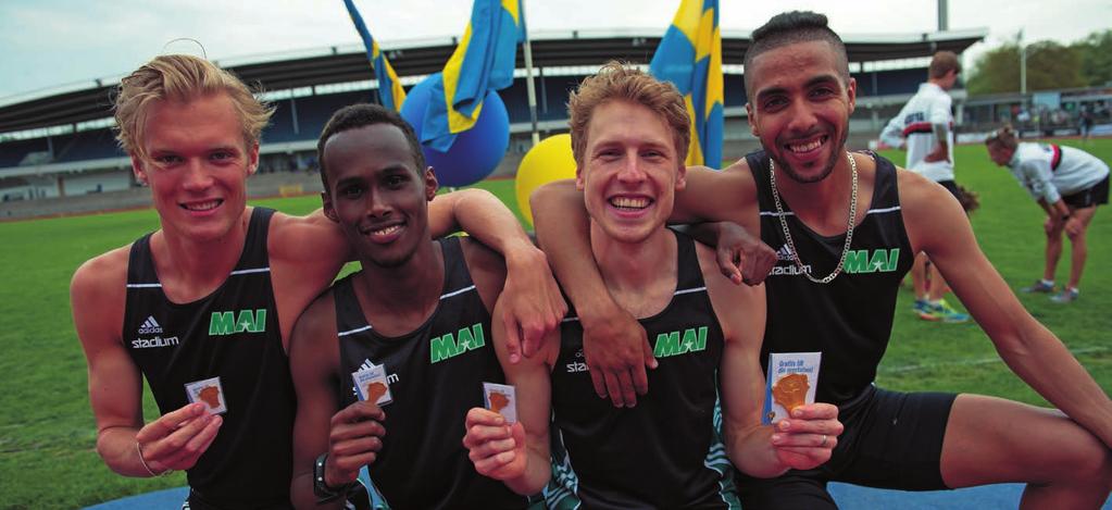 Malmö Halvmarathon och Malmö Höstmil (1523), Malmö Skolmästerskap (2700 starter) och så förstås Kalvinknatet där 30000 barn var i lekande rörelse på 20 orter under maj och juni månad!