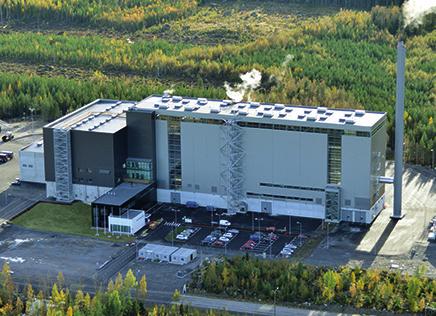 Årligen energiåtervinns ca 185 000 ton källsorterat brännbart avfall i anläggningen.