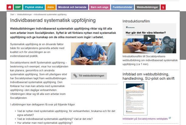 Webbutbildning i Individbaserad systematisk uppföljning Vad är individbaserad systematisk uppföljning? Vad är det inte?