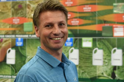 Här kommer han att dela med sig av sina kunskaper om hur man får en golfbana i toppskick med hjälp av Syngentas produkter vilket bl.a. Le Golf National har gjort.