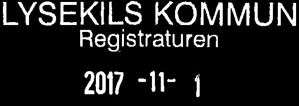 Avsägelse LYSEKILS KOMMUN Registraturen LKS 2017 'll- t] 0,, lólt - ôció qss På grund av flytt från kommunen avsäger