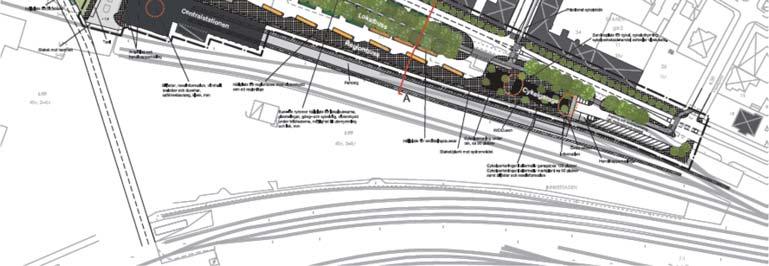 Ett p-hus på Järnvägsgatan kan erbjuda parkering för trafiken som leds till centrum österifrån. Detta kan bidra till att minska genomgående trafik till ett p- hus vid Hamngatan 9, som då avlastas.