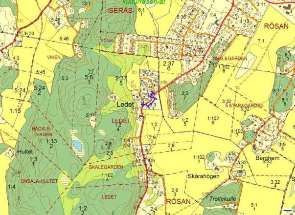 vägträd Trafikverkets prioriterade alléer och 943, Ledet, LEDET Allé ID på karta 6 Vägnummer N 943 Namn Ledet, LEDET Gammalt namn och ID 0943_0 Östra sidan 6 ekar. Norra sidan - Västra sidan 4 ekar.