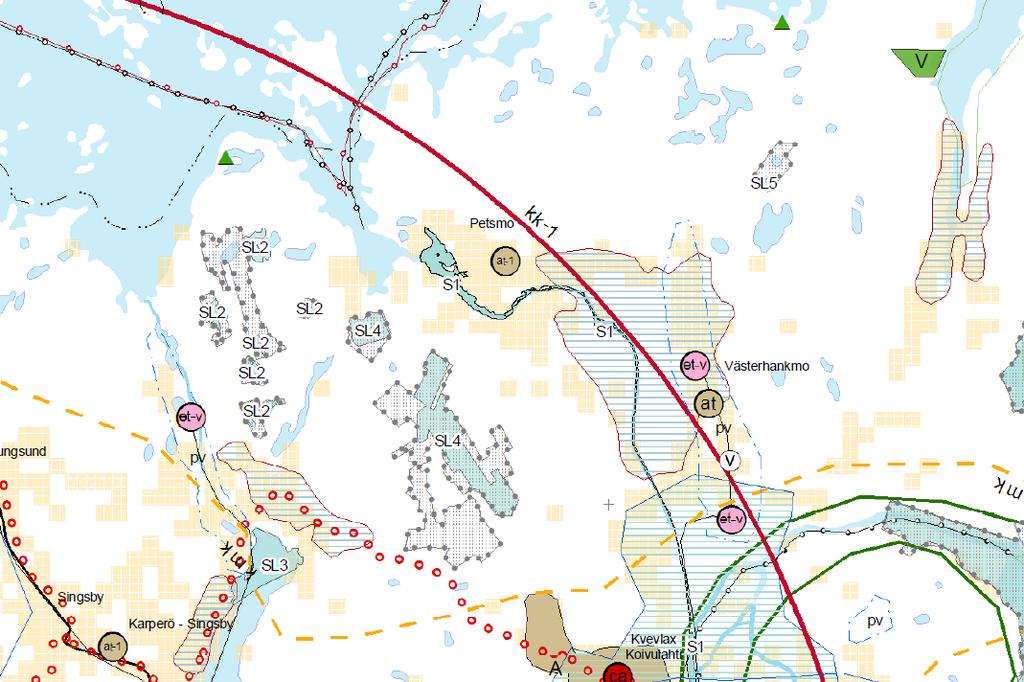 S i d a 15 första hand inriktas på stads- och kommuncentrum samt sekundärcentrum, där stads- och tätortsstrukturen bör kompletteras och förenhetligas.