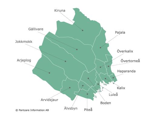 Kapitel 4 Norrbottens förutsättningar för kollektivtrafik Nuläge och behovsanalys 4. Norrbottens förutsättningar för kollektivtrafik - Nuläge och behovsanalys 4.