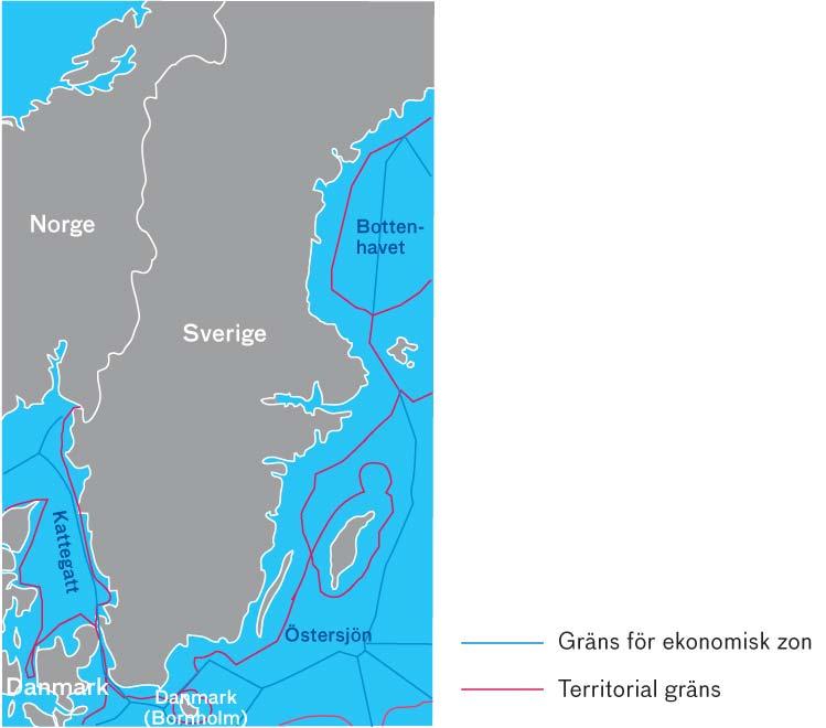 Ingen samlad havsplanering, få kommuner planerar territorialhavet Många intressen Försvar Sjöfart Naturvård Energiproduktion