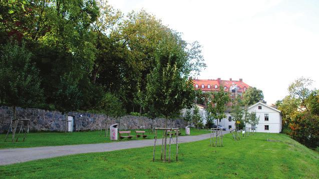 värde. Under våren 2014 utfördes en arkeologisk utredning vid landeriet och park- och trädgårdsanläggningen gavs då fornlämningsstatus.