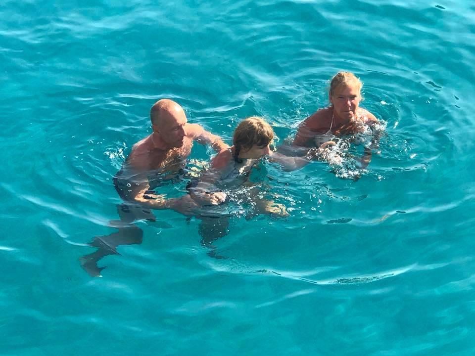 Familjen Ljunggren njuter av
