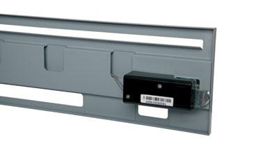 Med ellåset låses din postbox av ett kabeldraget solonoidlås med metallregel för högsta inbrottsoch driftsäkerhet.