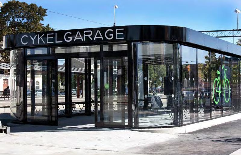 Figur 11 Cykelgarage Katrineholm (Byggkatalogen, 2017) I Katrineholm genomförde man inte någon undersökning eller identifierat resmönster innan man byggde garaget.