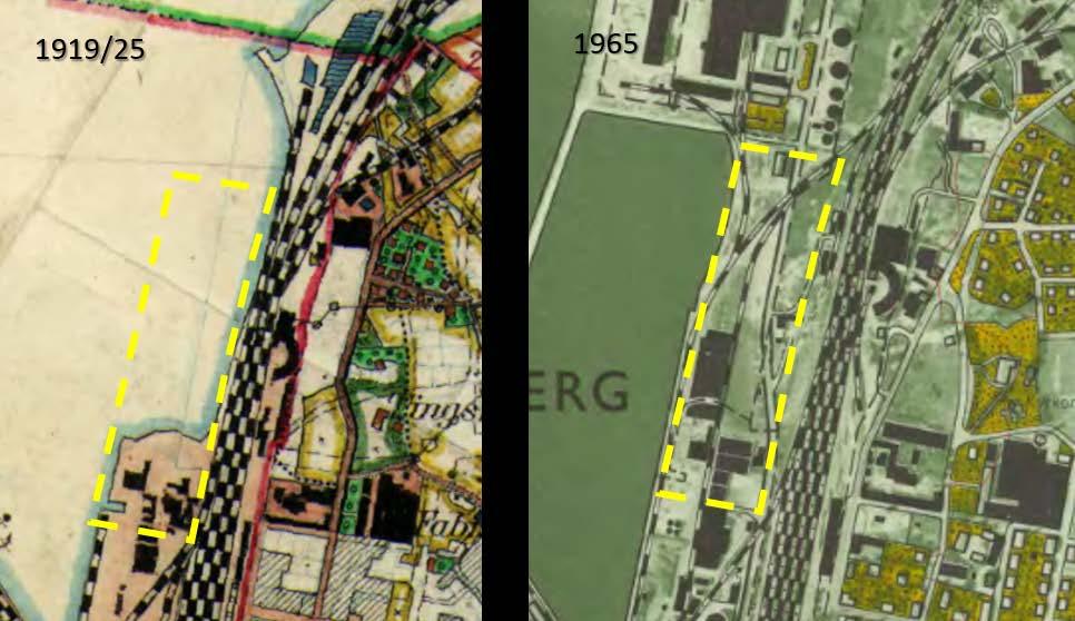 Projekt Västerport Sida 5 (10) 1116-233 Område B 2017-06-27 5 Historiska verksamheter på området Området var från början en grund havsvik som successivt fyllts ut under 1900-talet.