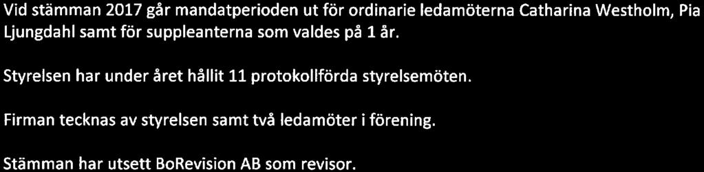 BrfSundveda Ang, Org. nr. 716422-6586 FÖRVALTNINGSBERÄTTELSE 2016 Styrelsen för Bstadsrättsförening Sundveda Äng i Märsta får härmed avge årsredvisning för räkenskapsåret 2016-01-01-2016-12-31.
