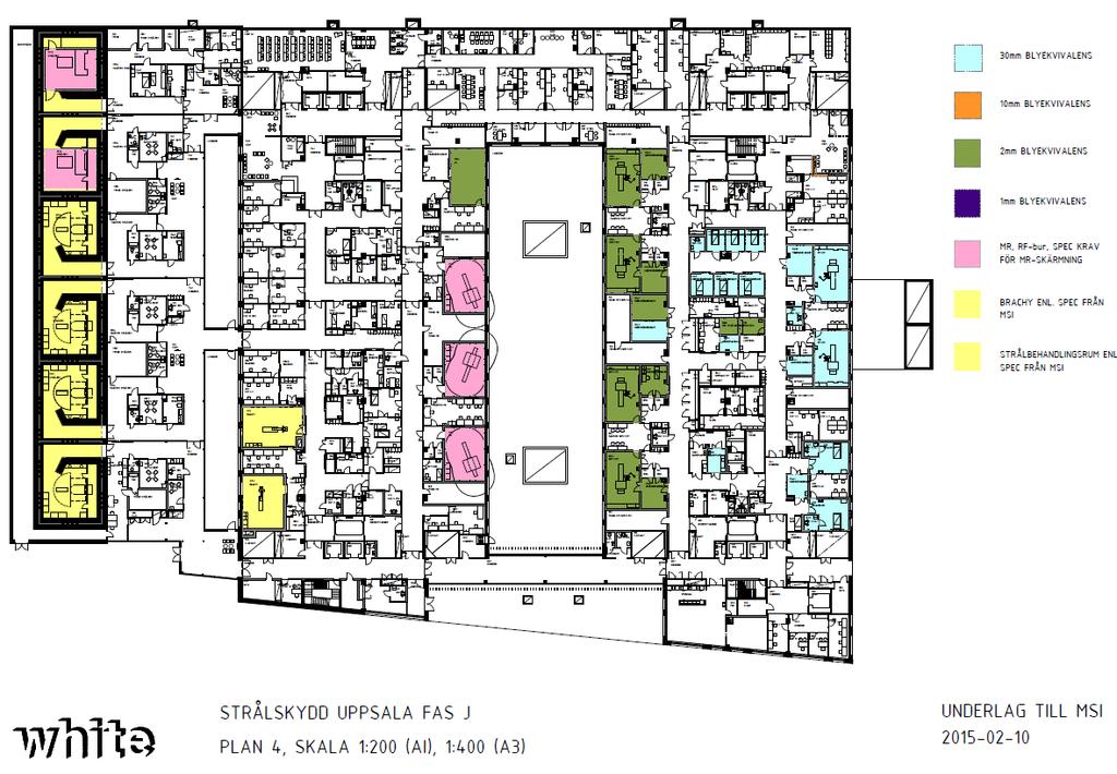 Förutsättningar: Bunker 5 J-huset plan 4 2015-02-10 Husets