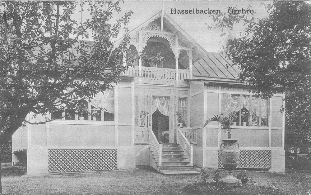 Hasselbackens sommarkafé beläget vid Väståstrand /Åbackegatan 2, åren 1900-1939 var ett populärt utflyktsmål för örebroarna.