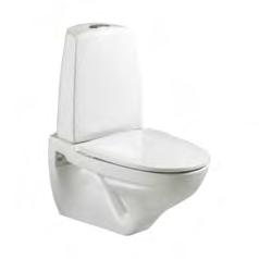 WC-STOLAR Ifö Sign WC-stol vägghängd 6893 355 660 Vägghängd WC-stol med synlig och hel cisternkåpa för enklare rengöring, och fri från kondens.