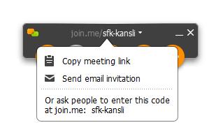 5 (13) 2. Starta nytt möte, när installation gjorts Bjuda in nya mötesdeltagare 1. Välj pilen till höger om:.../sfk-kansli 2. Välj send e-mail invitations a.