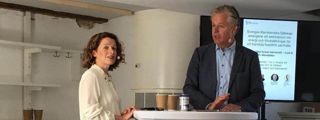 Sida 4 Kirsty Gogan som intervjuades av moderatorn Ulf Kruse Opnionsbildningsutskottet har under 2017 förberett deltagande av klimatriksdagen.