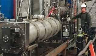 Det ger materialen nya egenskaper såsom: högre energivärde, de blir mer hydrofoba, mer lättmalda, mer homogena, det förekommer ingen biologiskt nedbrytande aktivitet i dem och de blir betydligt