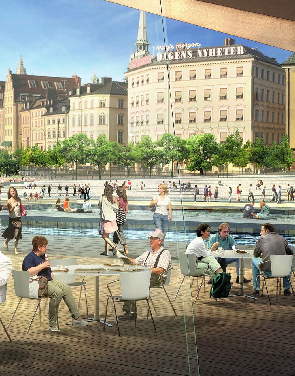 Nya Slussen nu börjar det efter 80 år är slussen i mycket dåligt skick.