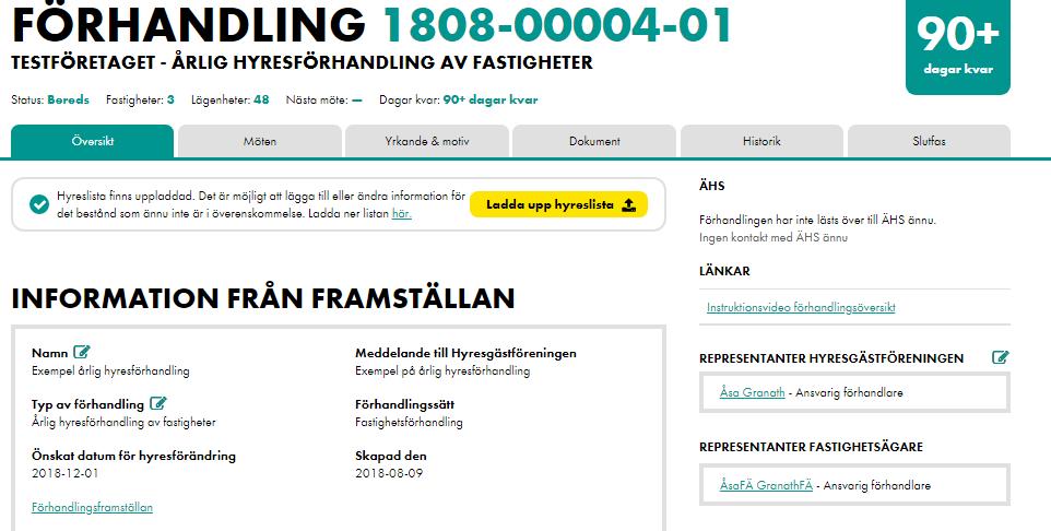 Förhandling hantera förhandlare Byt eller lägg till förhandlare Du kan byta eller lägga till förhandlare för din egen organisation på en förhandling.