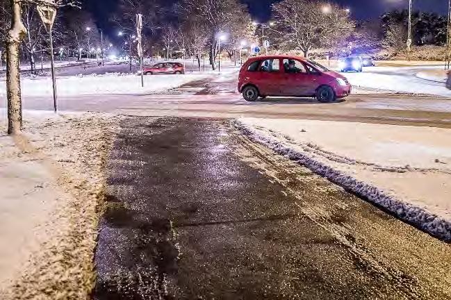 Förutom snöfallet på förmiddagen den 6 februari som väderprognoserna inte hade förutspått och därför överraskat föraren karaktäriserades mätperioden av väldigt låg luftfuktighet som ledde till en