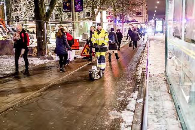 SOBO-mätning görs i anslutning till där mätbilen står parkerat, till vänster i bilden.