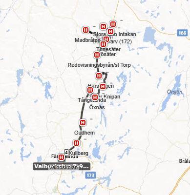 Fordon 2 22 sittplatser Fordon Enhet Rutt Sträckning Tid Skola Starttid Notering Fordon 2 Färgelanda 2 Låkön 06:27 Valboskolan 07:50 Valboskolan 07:30 Fordon 2 Färgelanda 10