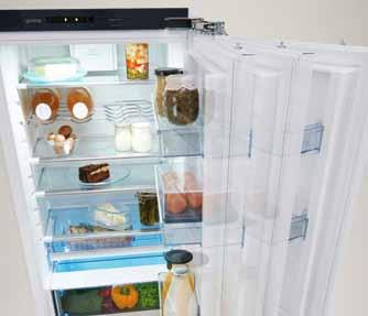 64 KYL/FRYS AdaptTech Ett kylskåp som lär sig dina vanor Det här smarta systemet är konstruerat för att bibehålla en optimal temperatur i kylskåpet oavsett hur ofta du öppnar dörren.