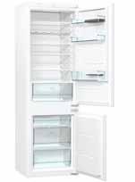 Mindre isbildning i frysen Infrysning: 3 lådor Integrerbart kylskåp Advanced Line 1 : A+ Nettokapacitet för kylskåp: 301 L Ljudnivå (max.