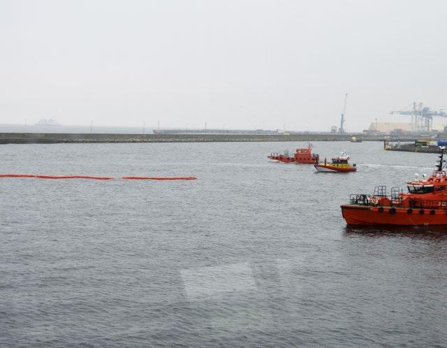 SAMVERKAN sjö Det är ett samarbete mellan Helsingborgs Hamn,