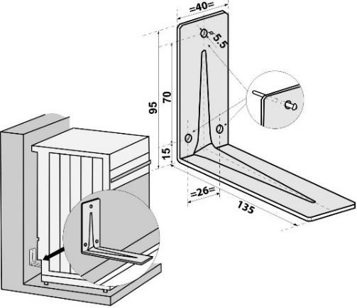 Kontrollera spisens horisontella position med ett vattenpass. 3.