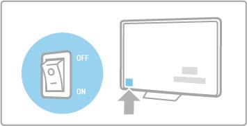 1.3 Knappar på TV:n Strömbrytare Slå på och av TV:n med hjälp av strömbrytaren på TV:ns högra sida. När TV:n är avstängd går det inte åt någon ström.
