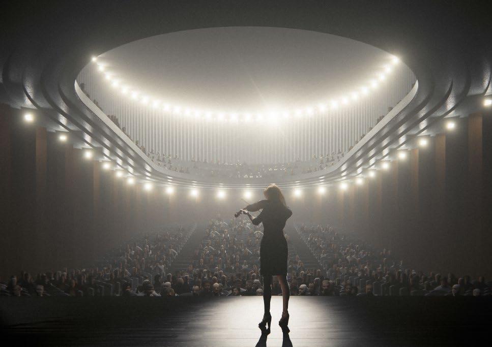 Kyl/frys/förråd Konsert / Teater / Dans Klassisk konsert med framskjuten scen och körläktare entralscen / catwalk med omkringliggande åskådarplatser Plan :00 Plan :00 ILIOTEK KONTOR ILIOTEK