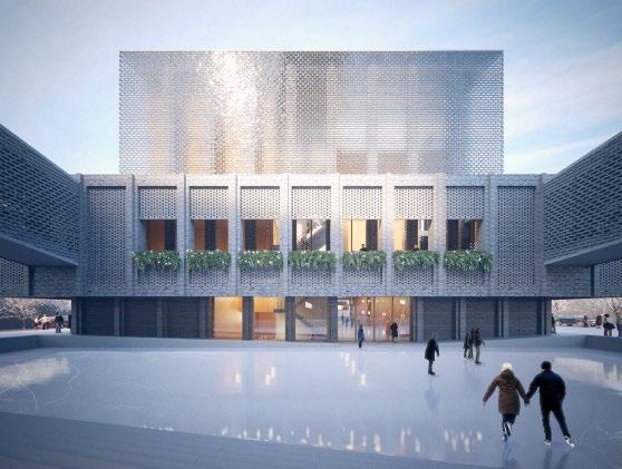 Vy över Perseustorget vtryck i staden Monumentalitet är uttrycket för viljan att utmärka sig./.../örnarna över teatern i Delfi är monumentala för att de är örnar och ej för att de är större än höns.