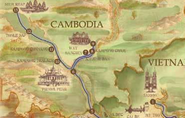Flodkryssning på Mekong i Vietnam och FLYGTIDER Det är för tidigt att boka flyg men vi planerar att flyga till Ho Chi Minh City och hem från Siem Reap.