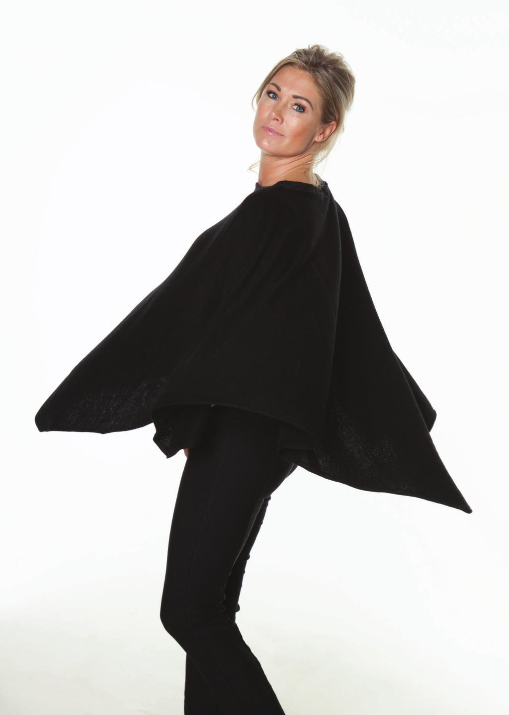 Edblad Poncho 750 kr (ex moms) Underbar poncho i ullmix från Edblad som håller dig varm