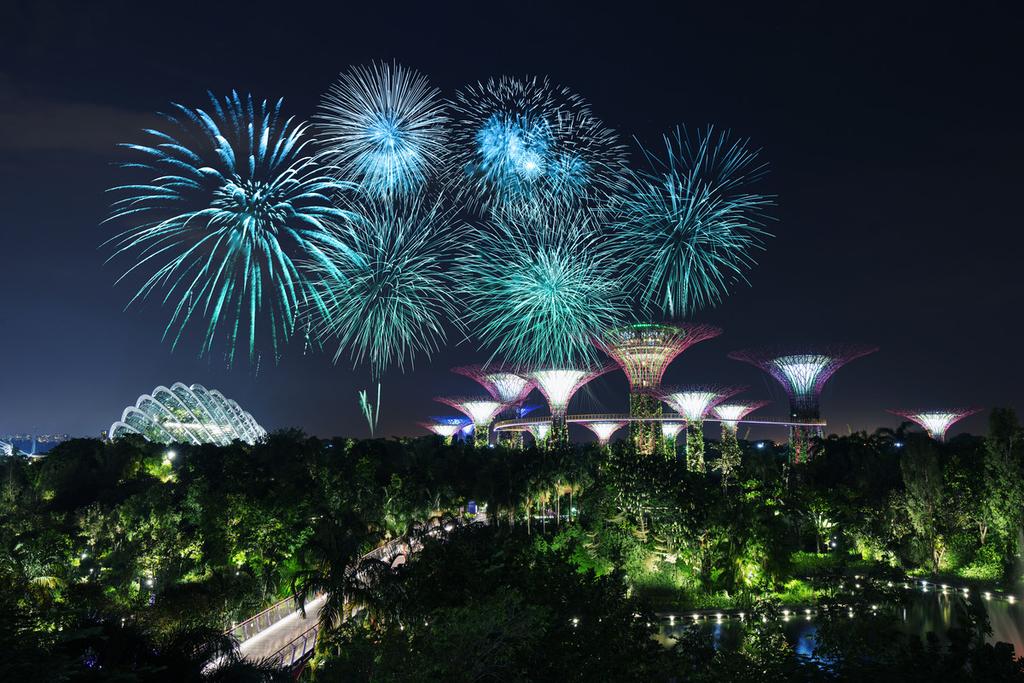 Tropisk takbar i Singapore Högt upp över det myllrande Singapore finns den unika baren Mr Stork.