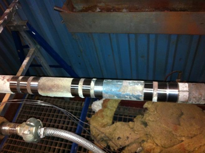 vid 630 C rökgastemperatur Cooled probe