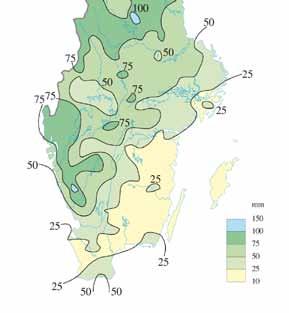 1 1,5 grad i hela regionen.