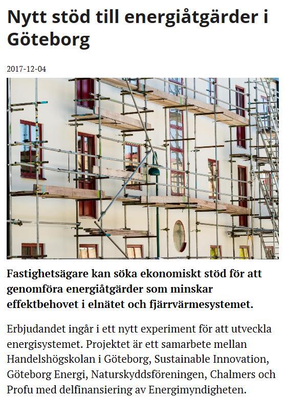 Aktuellt ämne mer fokus på effekten Allt fler fjärrvärmeleverantörer tar mer betalt för effekt än för energi Trenden börjar märkas även hos