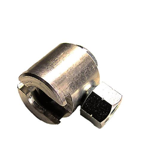 nr: 906409 Anslutning: Utv. ISO-G1/4 0,1 kg Quick coupling for grease Max pressure: 70 MPa (10,150 psi) Socket body: Part Number: 906408 Connection: ISO-G1/4 female 0.