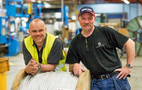 På Nexans i Grimsås produceras 42 000 ton kabel per år.