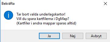 under resp lista. Vill du ta bort flera kartor, håller du nere Shift-tangenten medan du markerar de olika kartorna. Markera kartorna och klicka på Ta bort under listan.